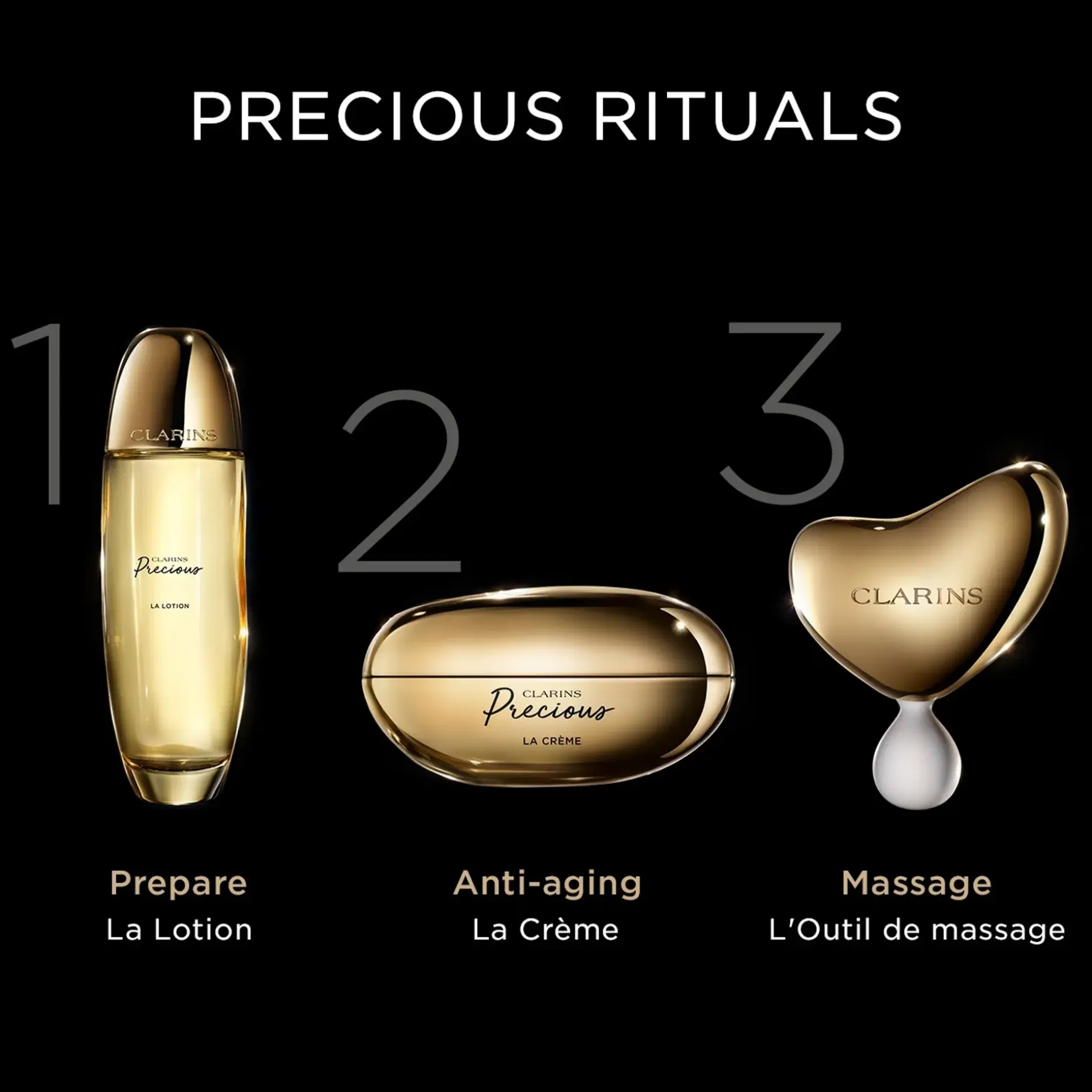 Clarins Precious L'Outil 3-in-1 Facial Massage Tool kasvojenhierontalasta