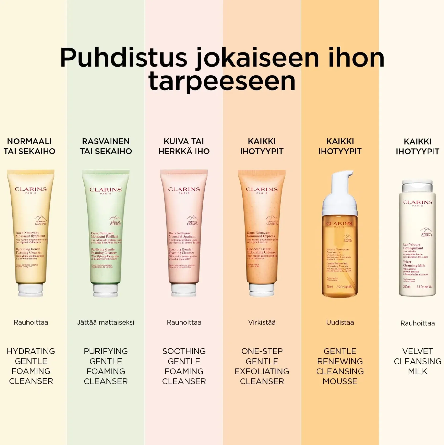 Clarins Soothing Gentle Foaming Cleanser puhdistusaine 125 ml