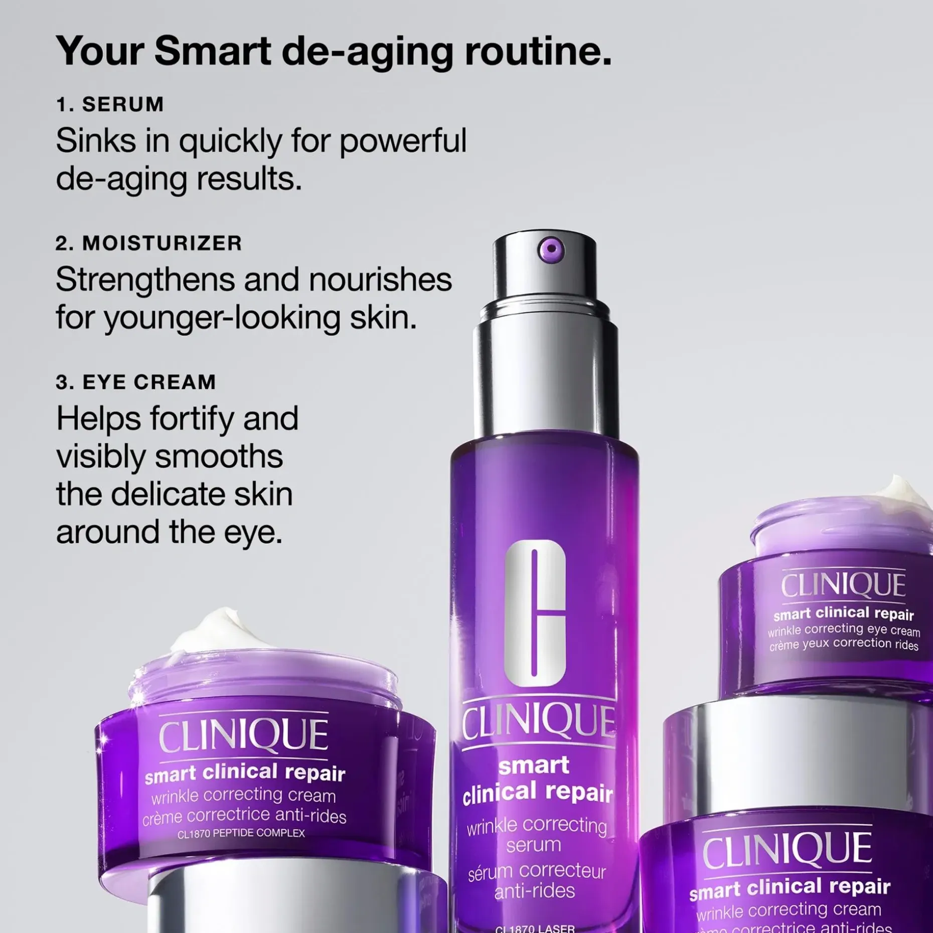Clinique Smart Clinical Repair Wrinkle Correcting Eye Cream silmänympärysvoide 15 ml