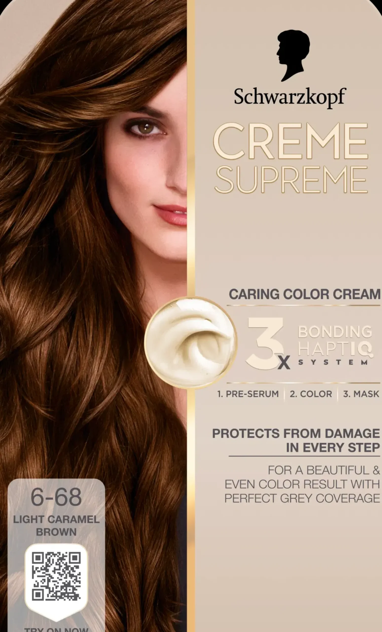 Creme Supreme 6-68 Vaalea Karamellinruskea