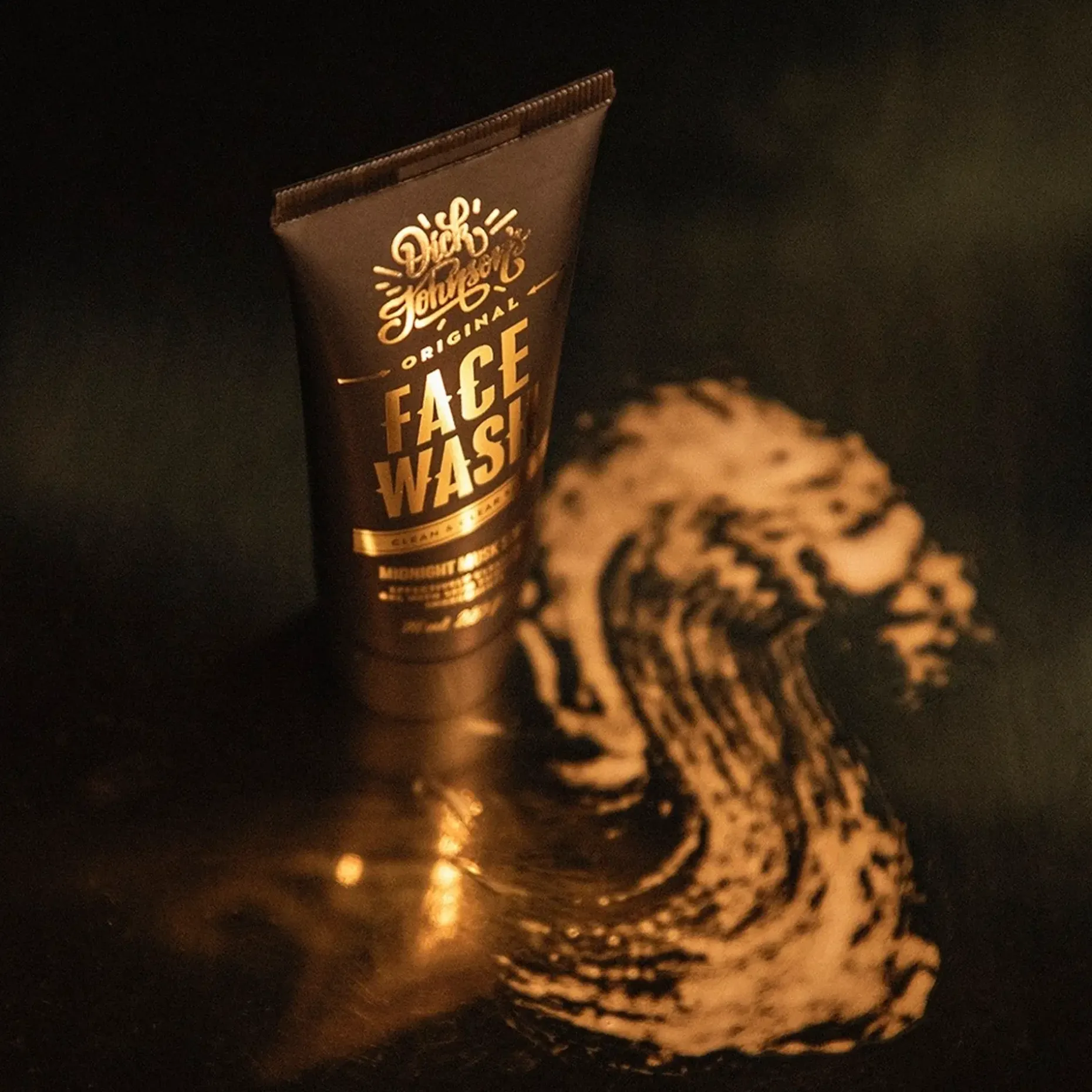 Dick Johnson Face Wash Midnight Musk kasvojen puhdistusgeeli 75 ml