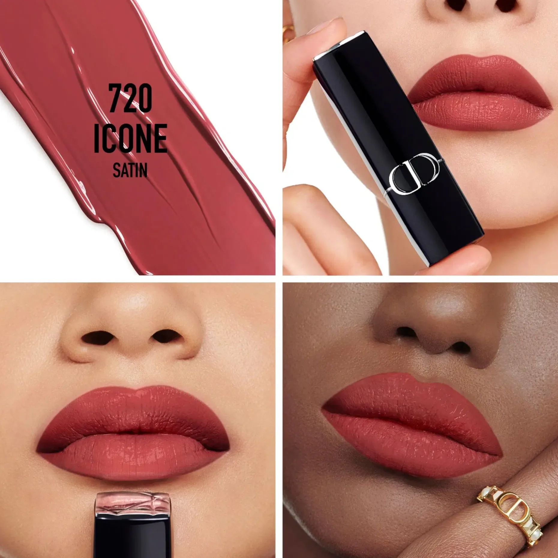 DIOR Rouge Dior Lipstick Satin Refill huulipunan täyttö 3,5 g