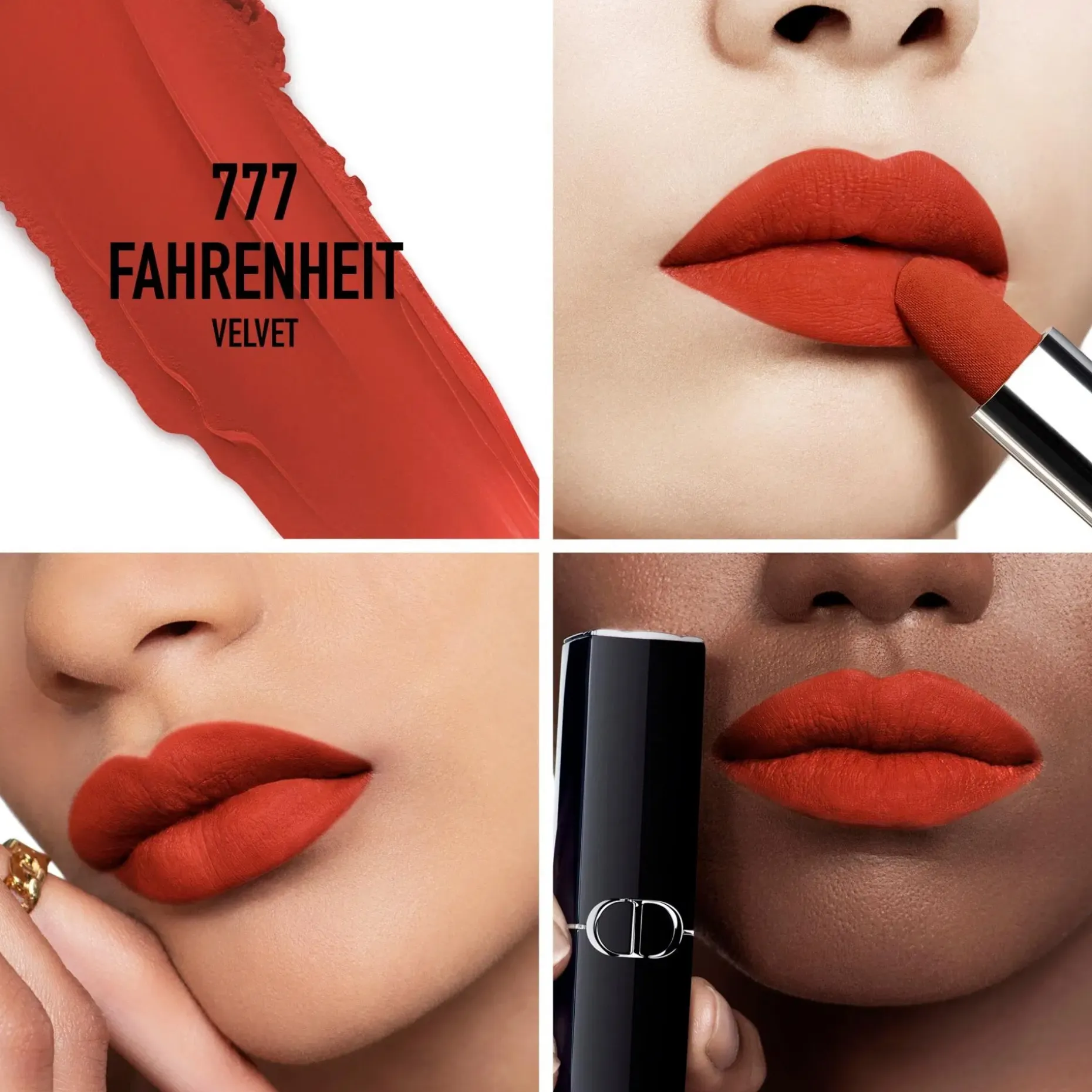 DIOR Rouge Dior Lipstick Velvet Refill huulipunan täyttö 3,5 g