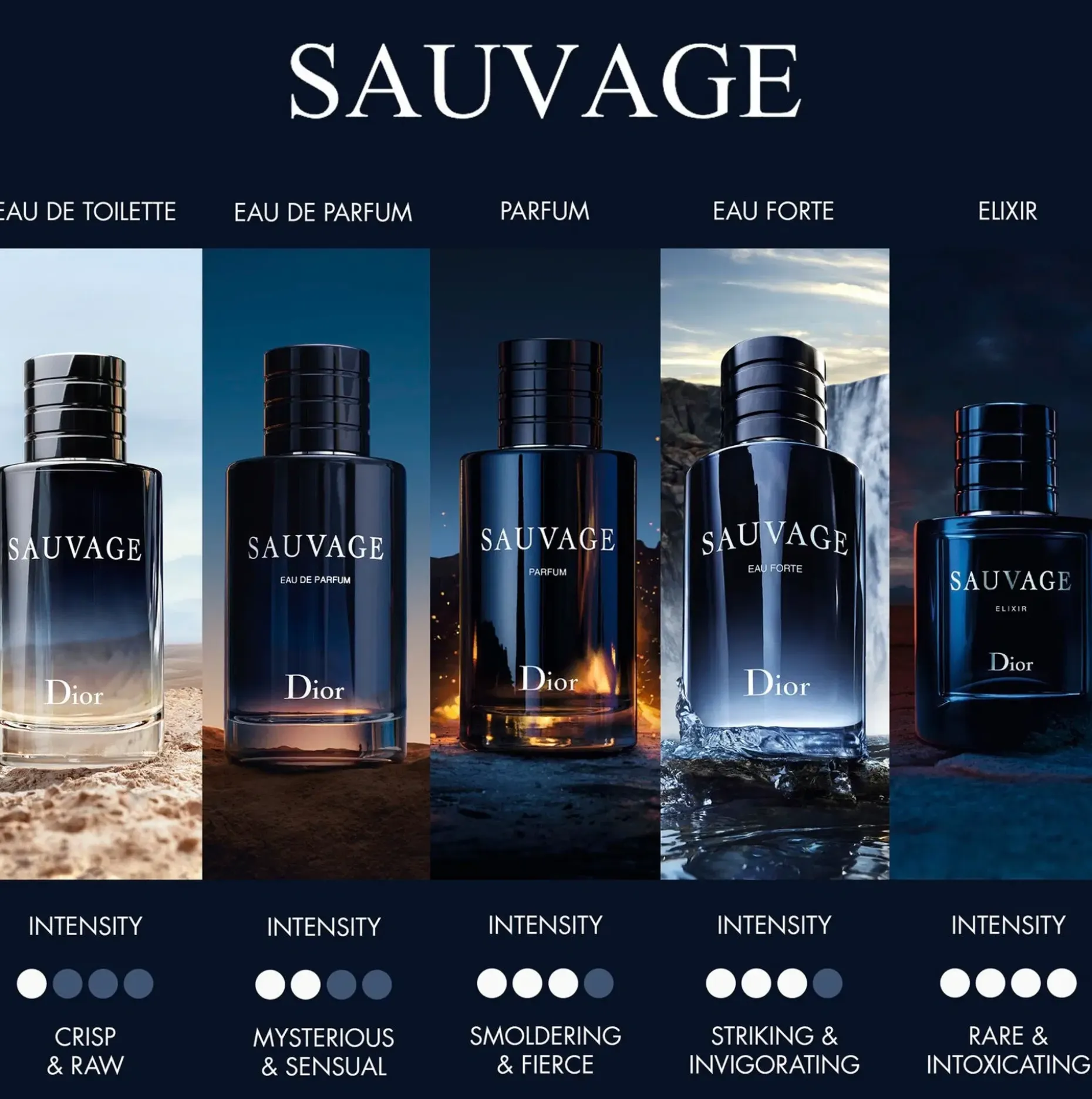 DIOR Sauvage Eau Forte Parfum Alcohol-free Spray tuoksu 100 ml