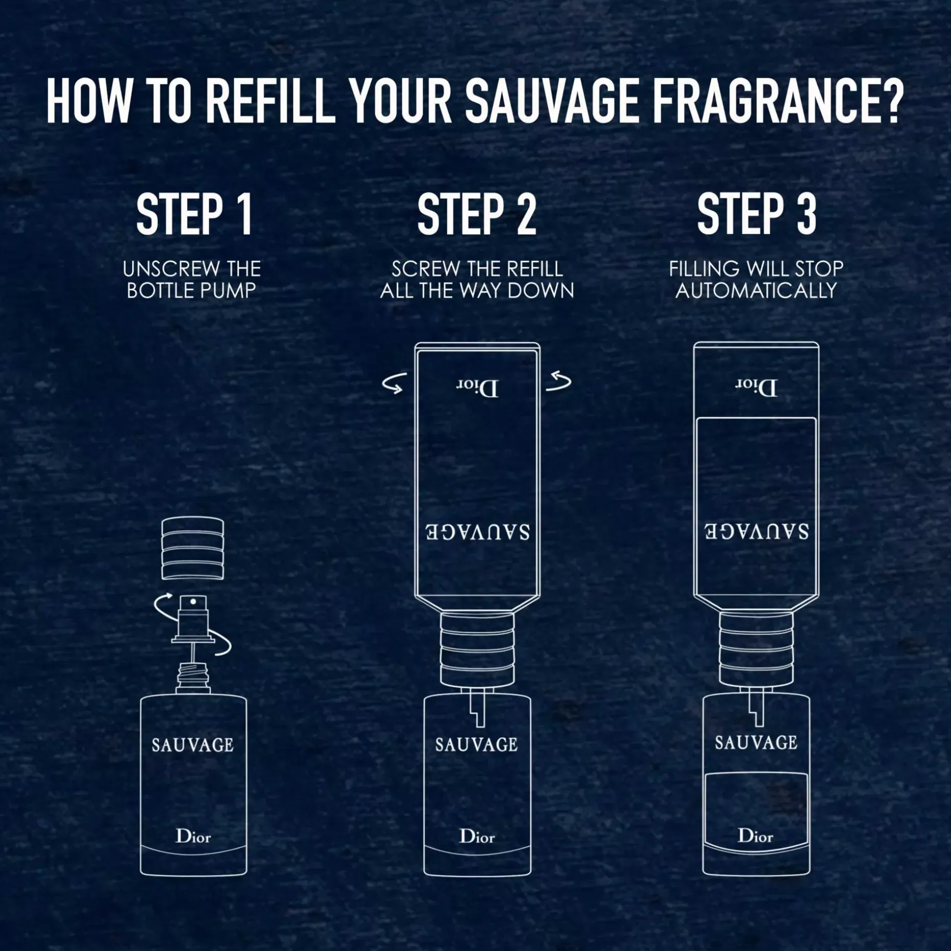 DIOR Sauvage EdP Refill täyttöpakkaus 300 ml