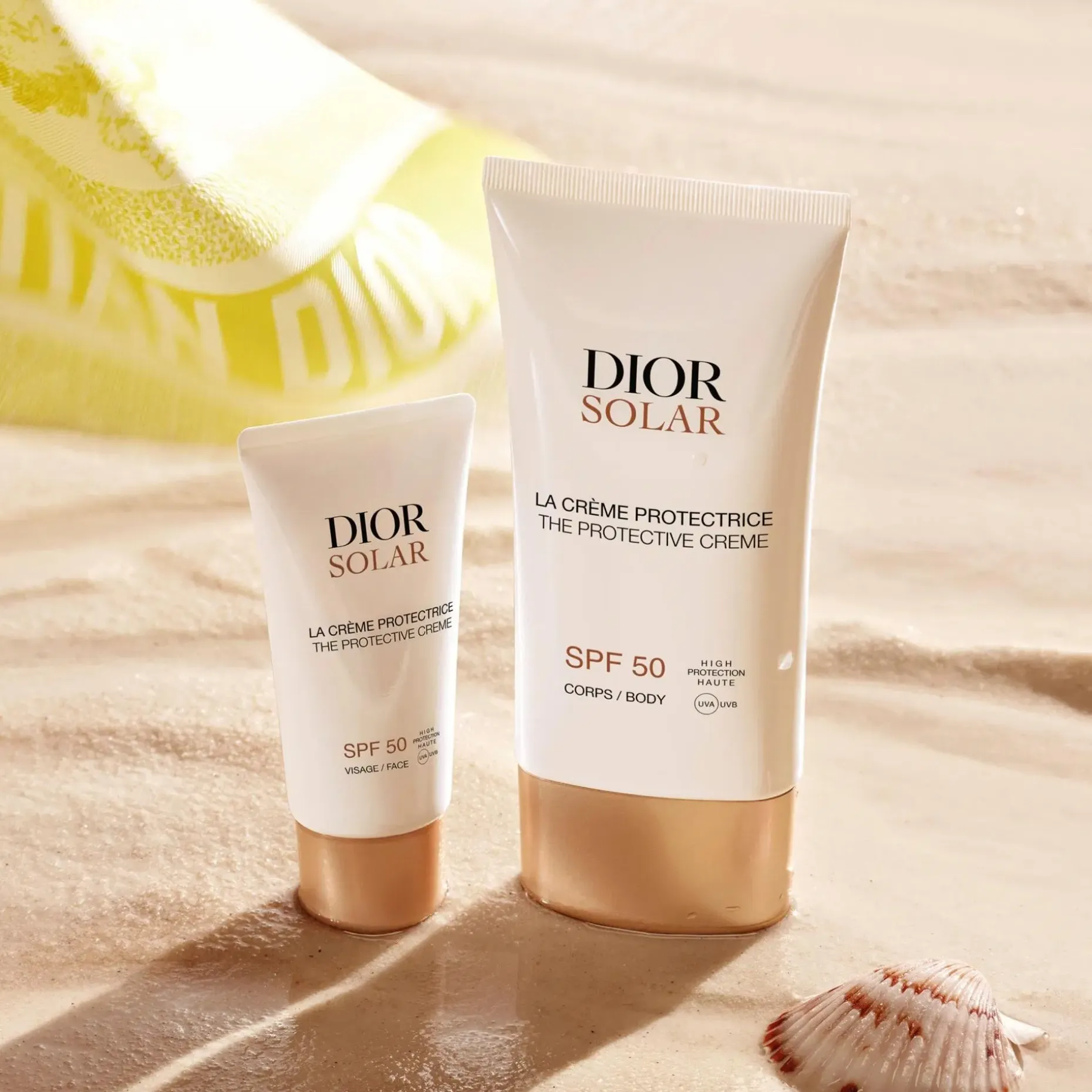 DIOR Solar The Protective Creme SPF 50 Sunscreen for body aurinkosuojavoide 150 ml