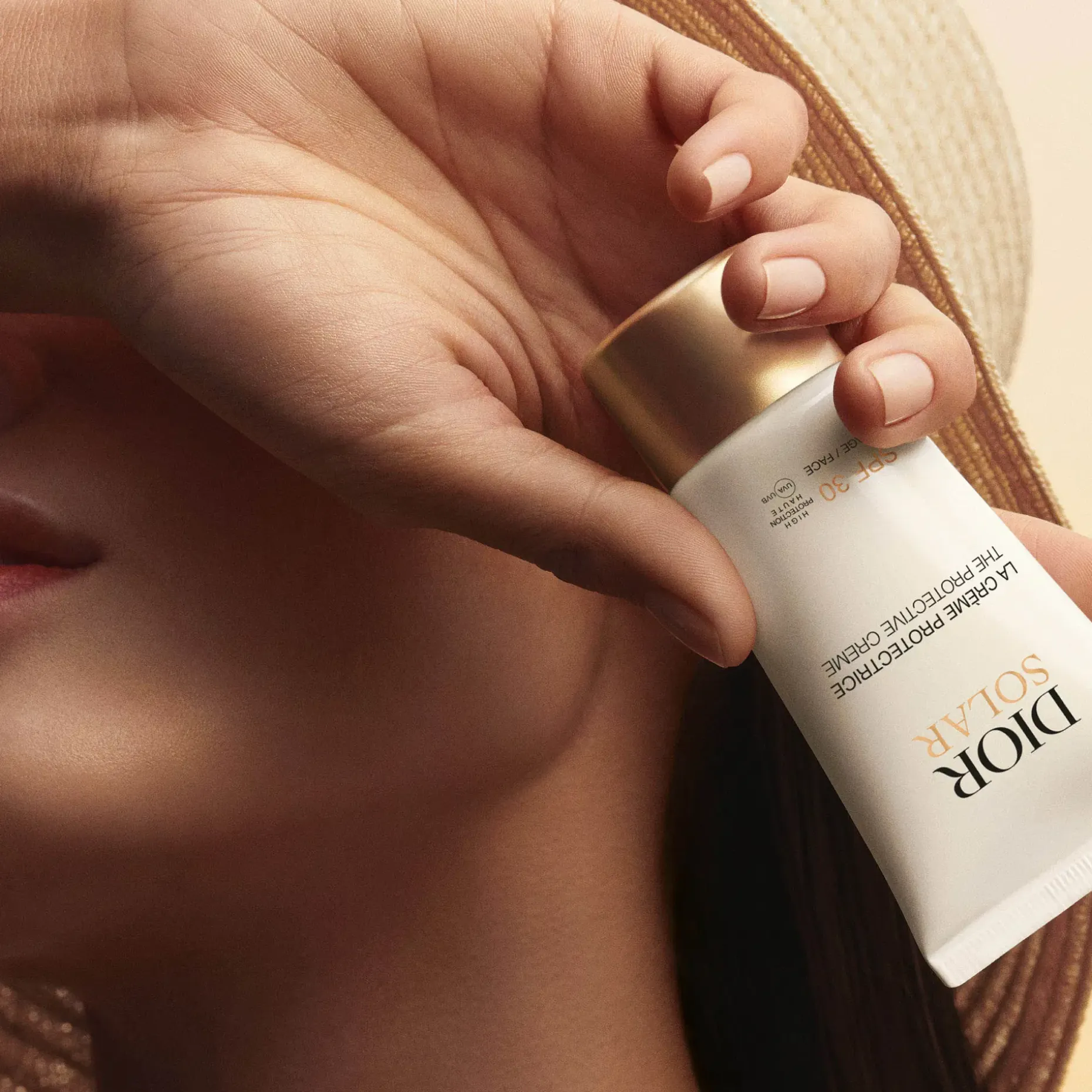 DIOR Solar The Protective Creme SPF 50 Sunscreen for Face aurinkosuojavoide kasvoille 50 ml