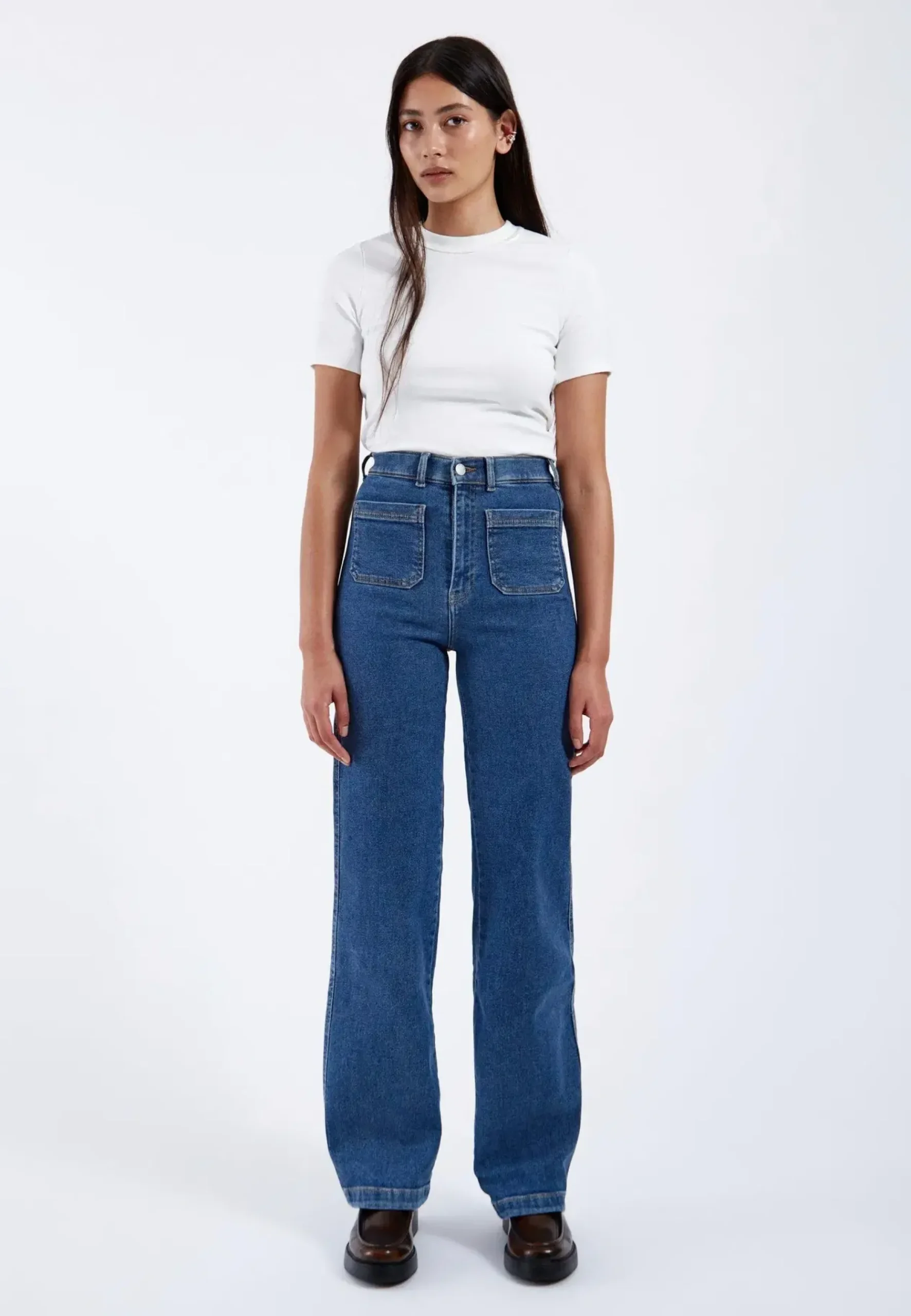 Dr.Denim Moxy Straight Patch Pocket farkut