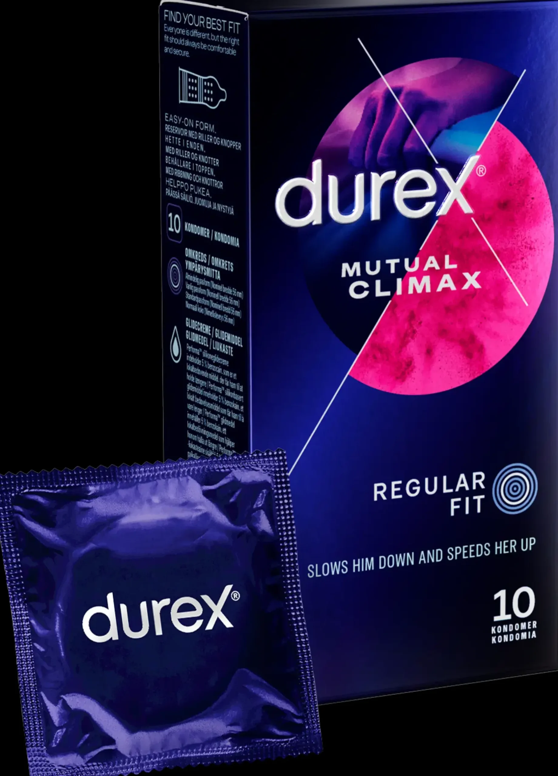 Durex Mutual Climax kondomi 10kpl