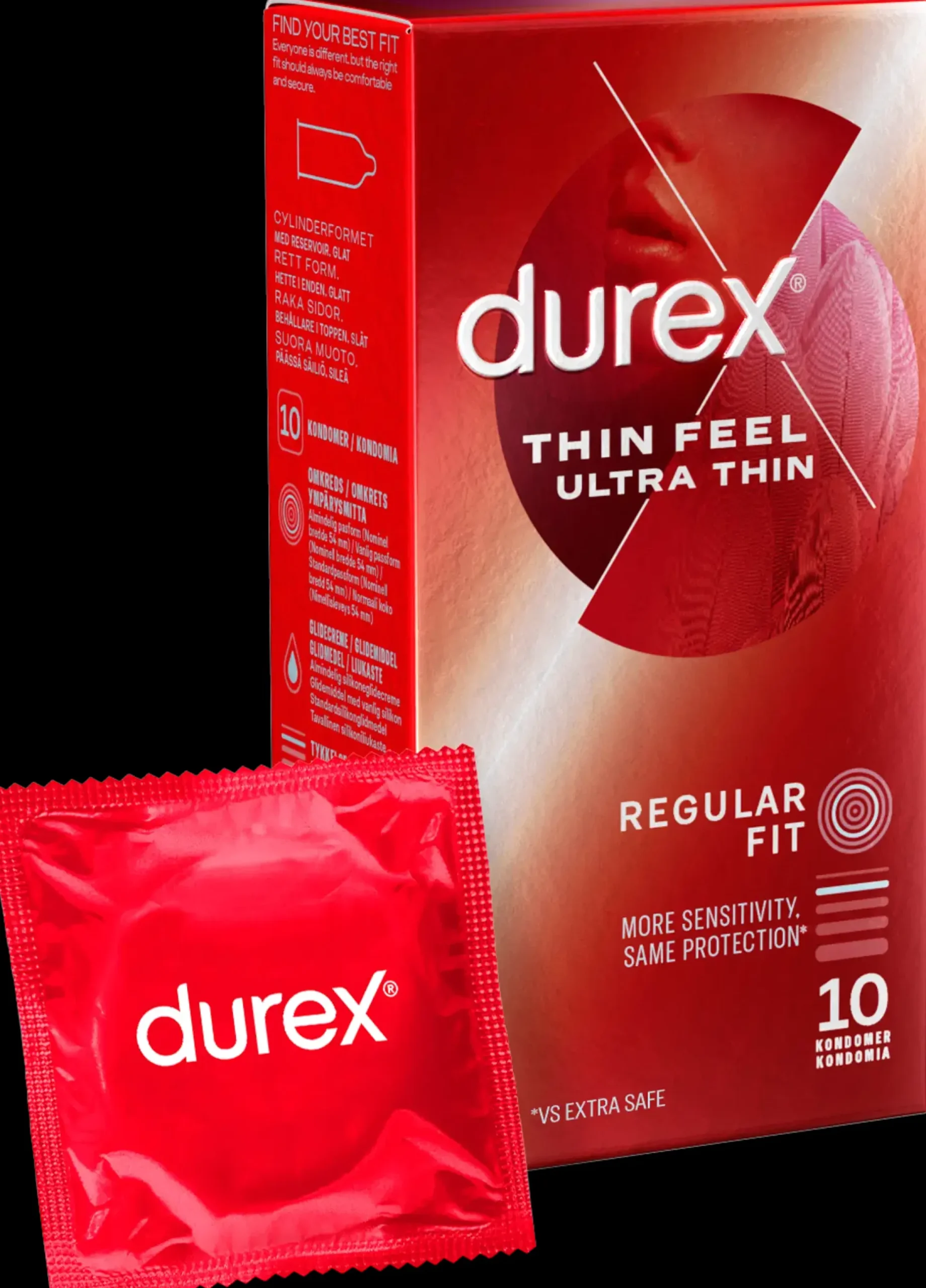 Durex Thin Feel Ultra Thin kondomi 10kpl
