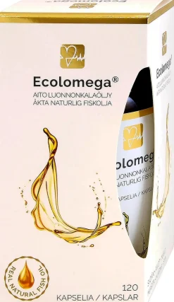 ECOLOMEGA® kalaöljy 120 kaps.
