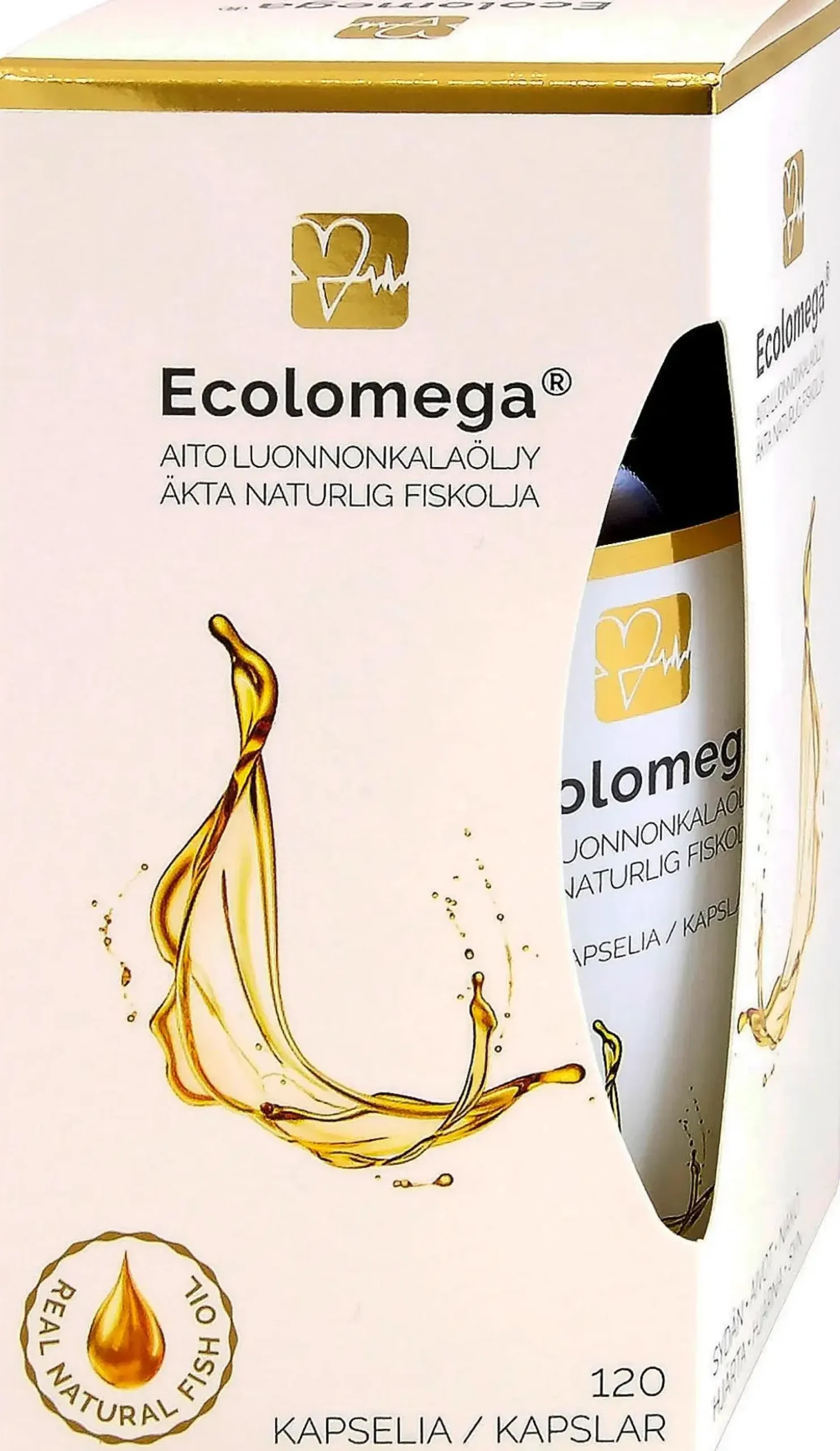 ECOLOMEGA® kalaöljy 120 kaps.