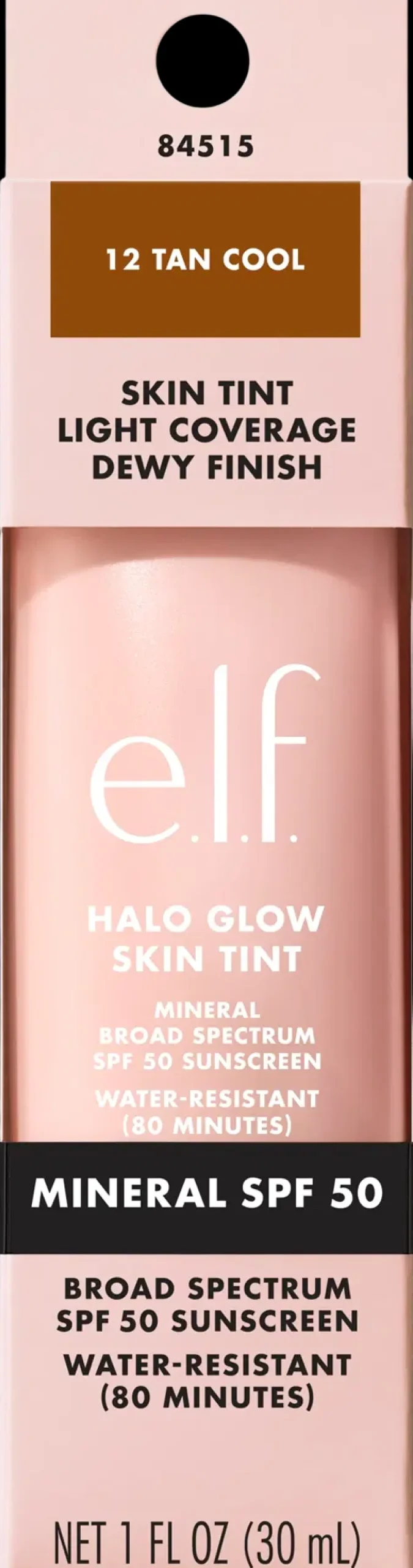 e.l.f. Halo Glow Skin Tint SPF 50 -meikkivoide 30 ml
