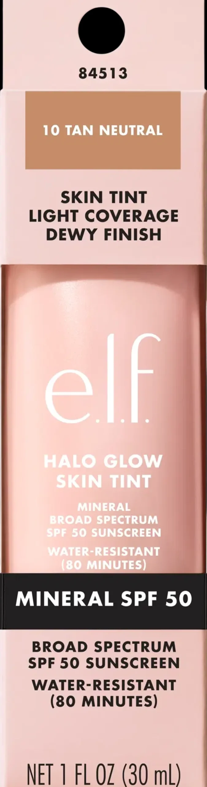 e.l.f. Halo Glow Skin Tint SPF 50 -meikkivoide 30 ml