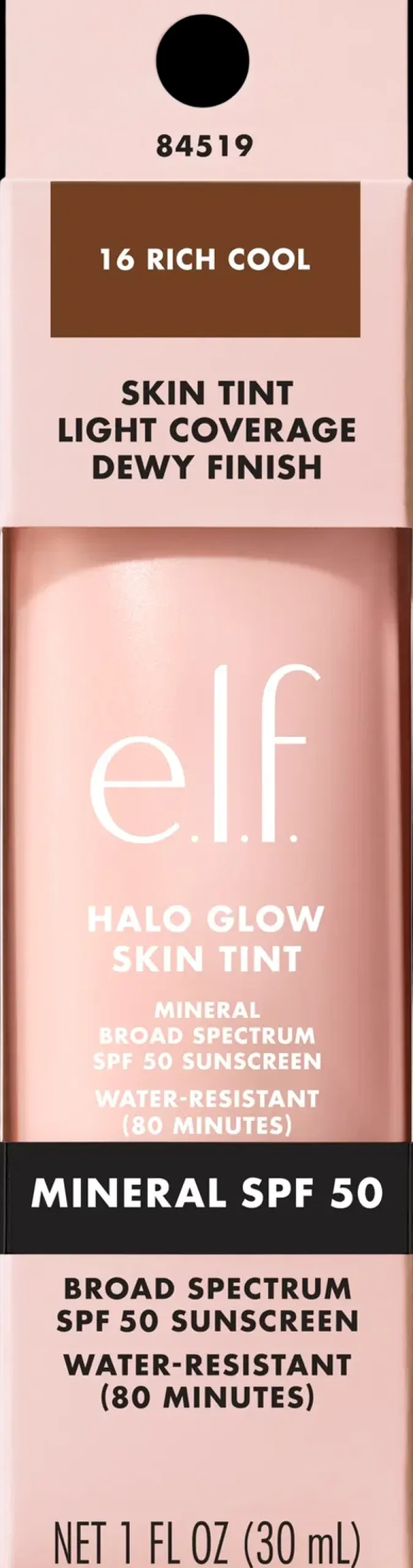 e.l.f. Halo Glow Skin Tint SPF 50 -meikkivoide 30 ml