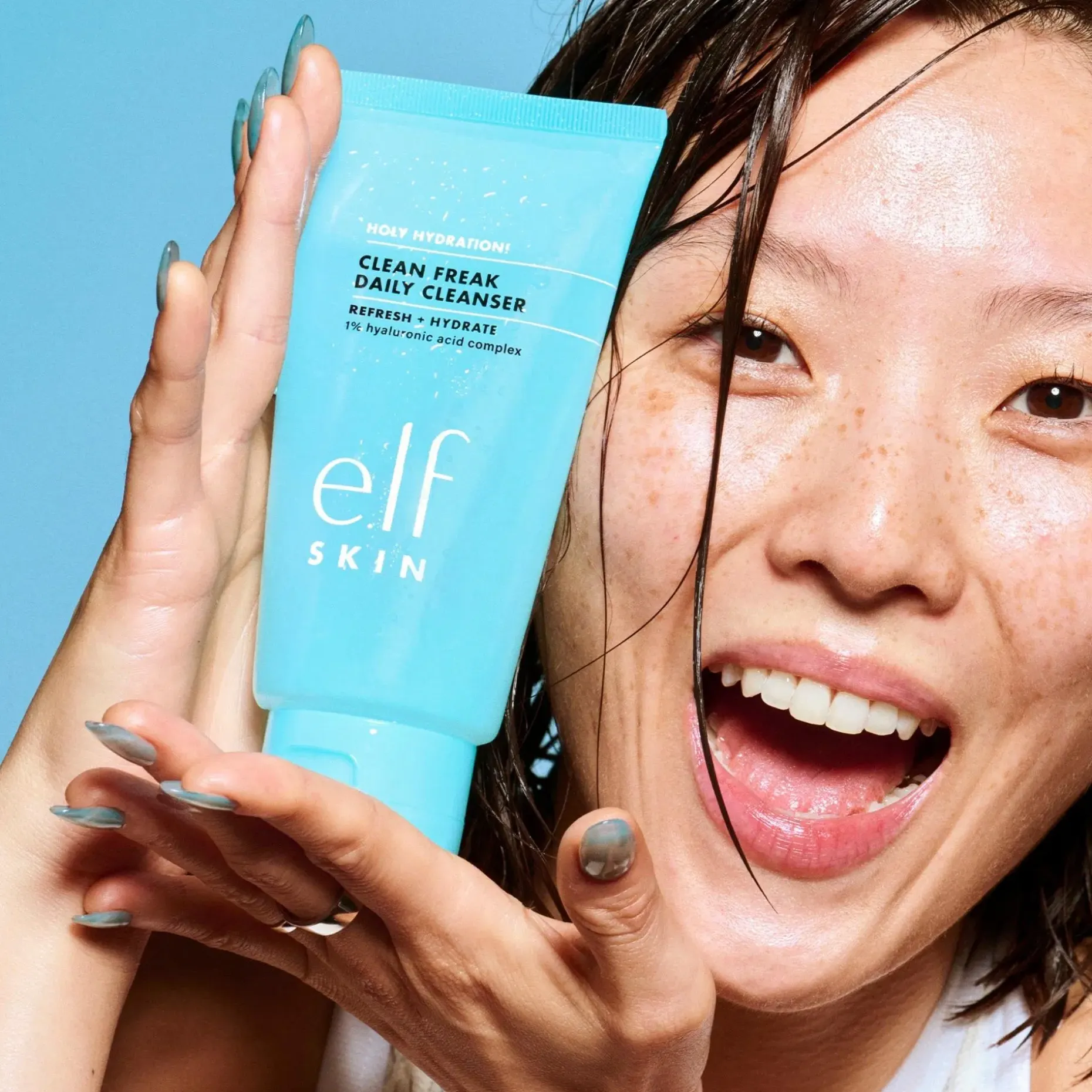 e.l.f. Holy Hydration! Clean Freak Daily Cleanser -puhdistustuote 162 ml