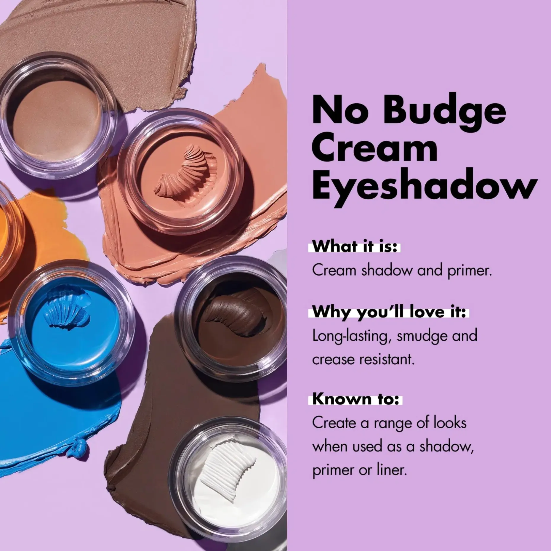 e.l.f. No Budge Cream Eyeshadow luomiväri 5,3 g