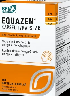 Equazen chews mansikanmakuinen rasvahappokapseli ravintolisä 180 kaps.