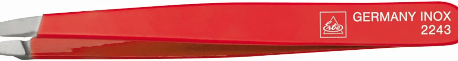 Erbe Solingen pinsetit, punainen, RST, 9,5 cm