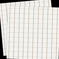 ERNST paperiservetti 33x33cm karamelli/valkoinen ruutu 20 kpl