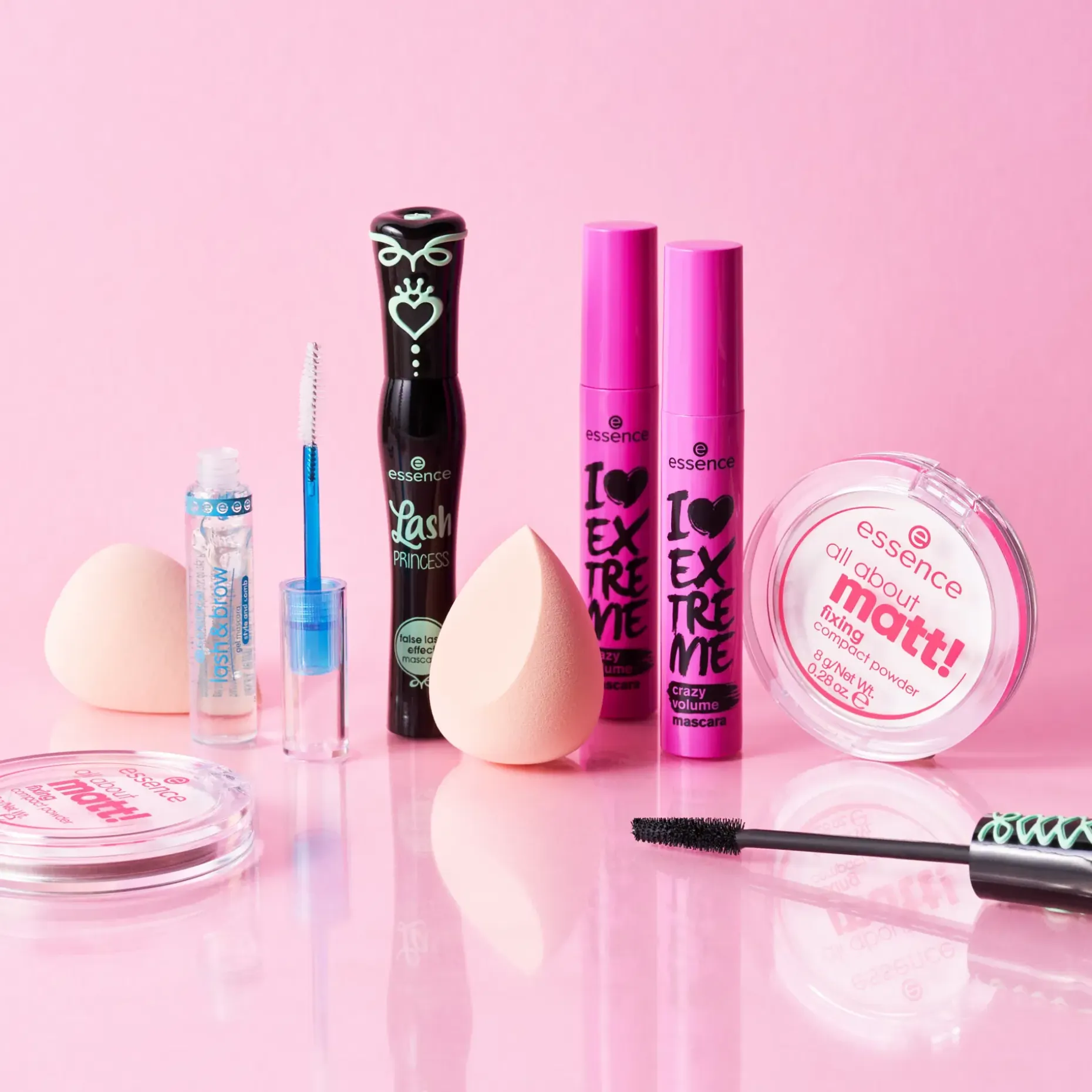 essence all about matt! fixing compact powder 8 g