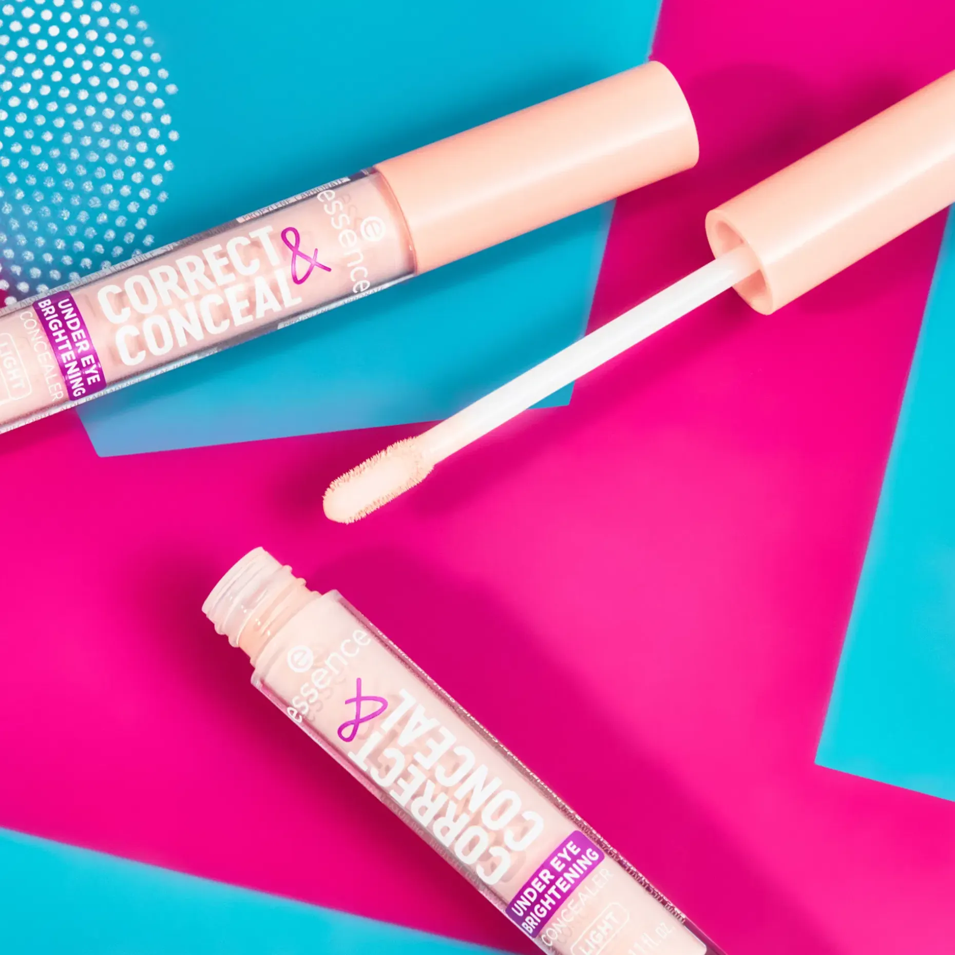 essence CORRECT & CONCEAL under eye brightening concealer peitevoide silmänalusille 3,5 ml