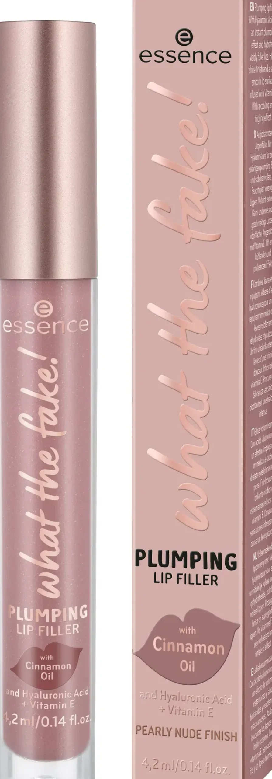 essence what the fake! PLUMPING LIP FILLER 02 oh my nude! 4.2 ml