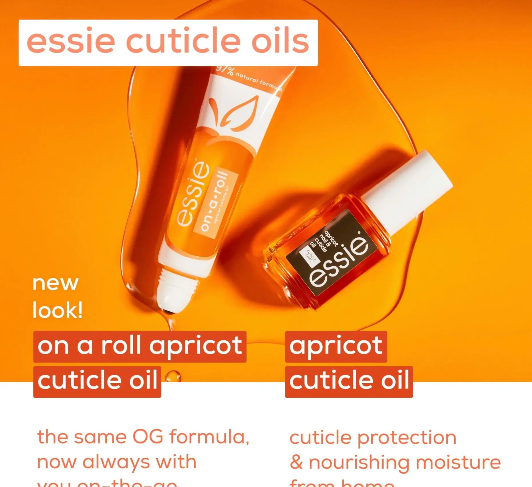 essie Apricot nail & Cuticle Oil -kynsihoitotuote 13,5ml