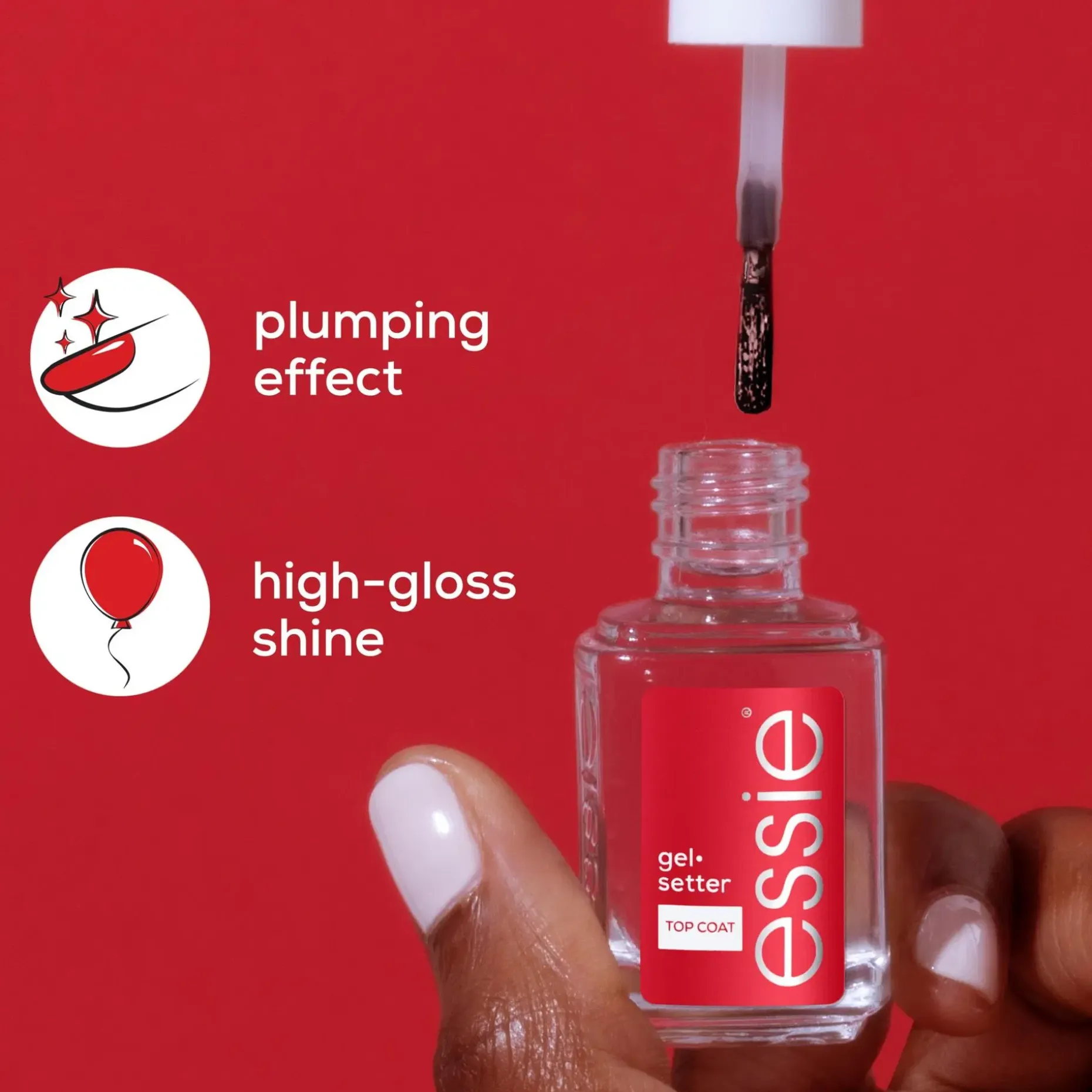 essie gel.setter -päällyslakka 13,5ml