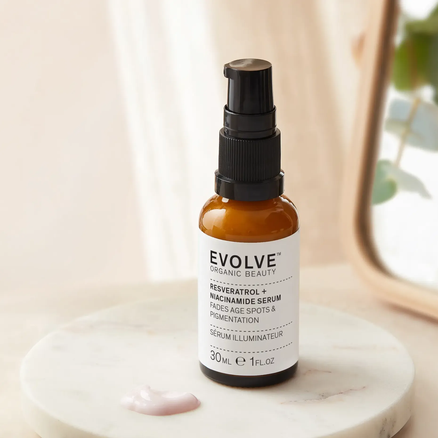 Evolve Organic Beauty Resveratrol + Niacinamide Seerumi 30ml