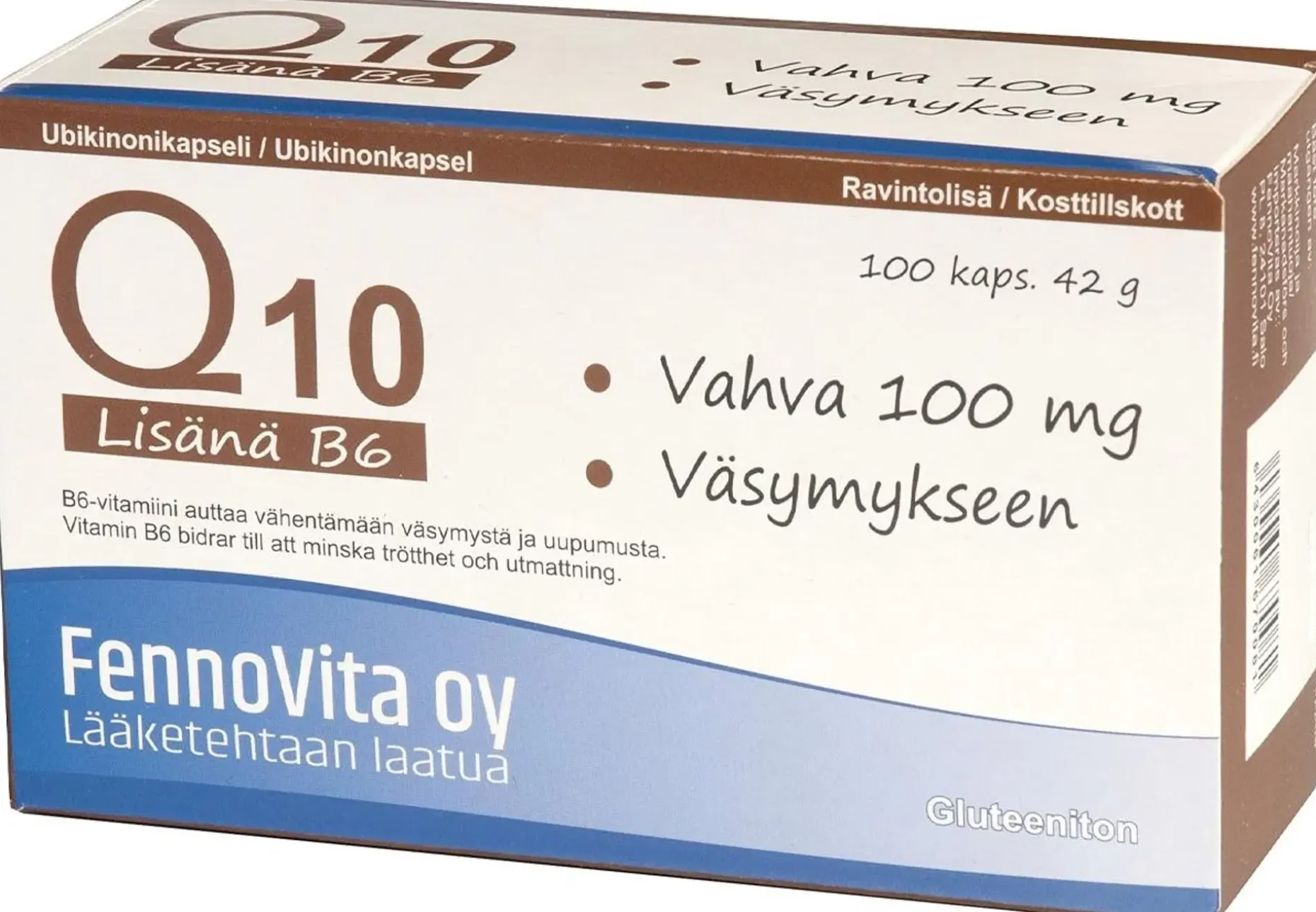 Fennovita 42g Ravintolisä Q10 + B6