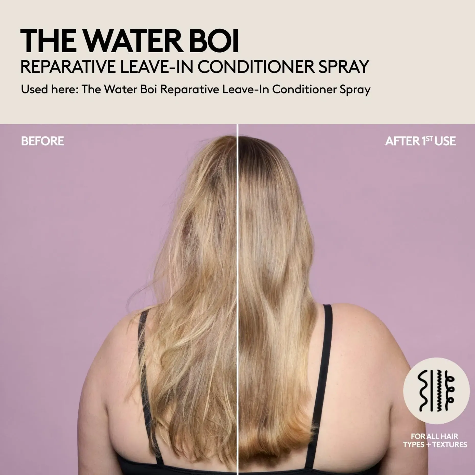 Fenty Hair The Water Boi Reparative Leave-In Conditioner hiuksiin jätettävä hoitoaine 225 ml