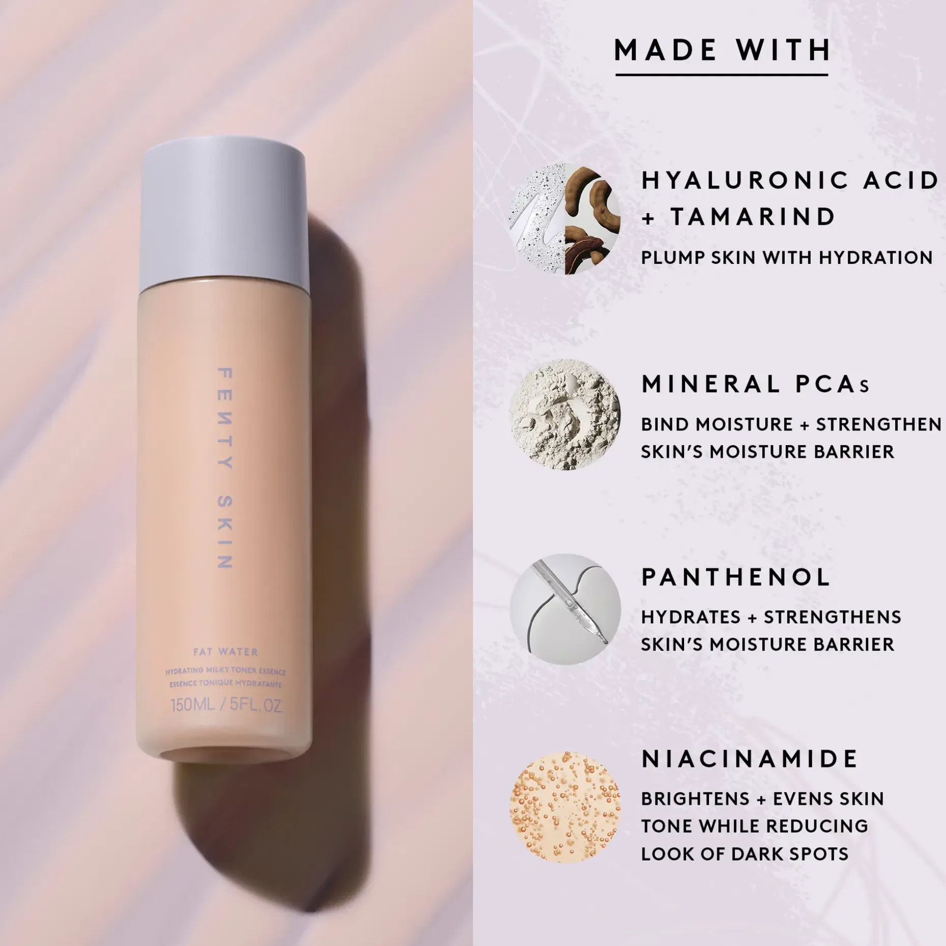 Fenty Skin Fat Water Hydrating Milky Toner Essence hoitovesi 150 ml