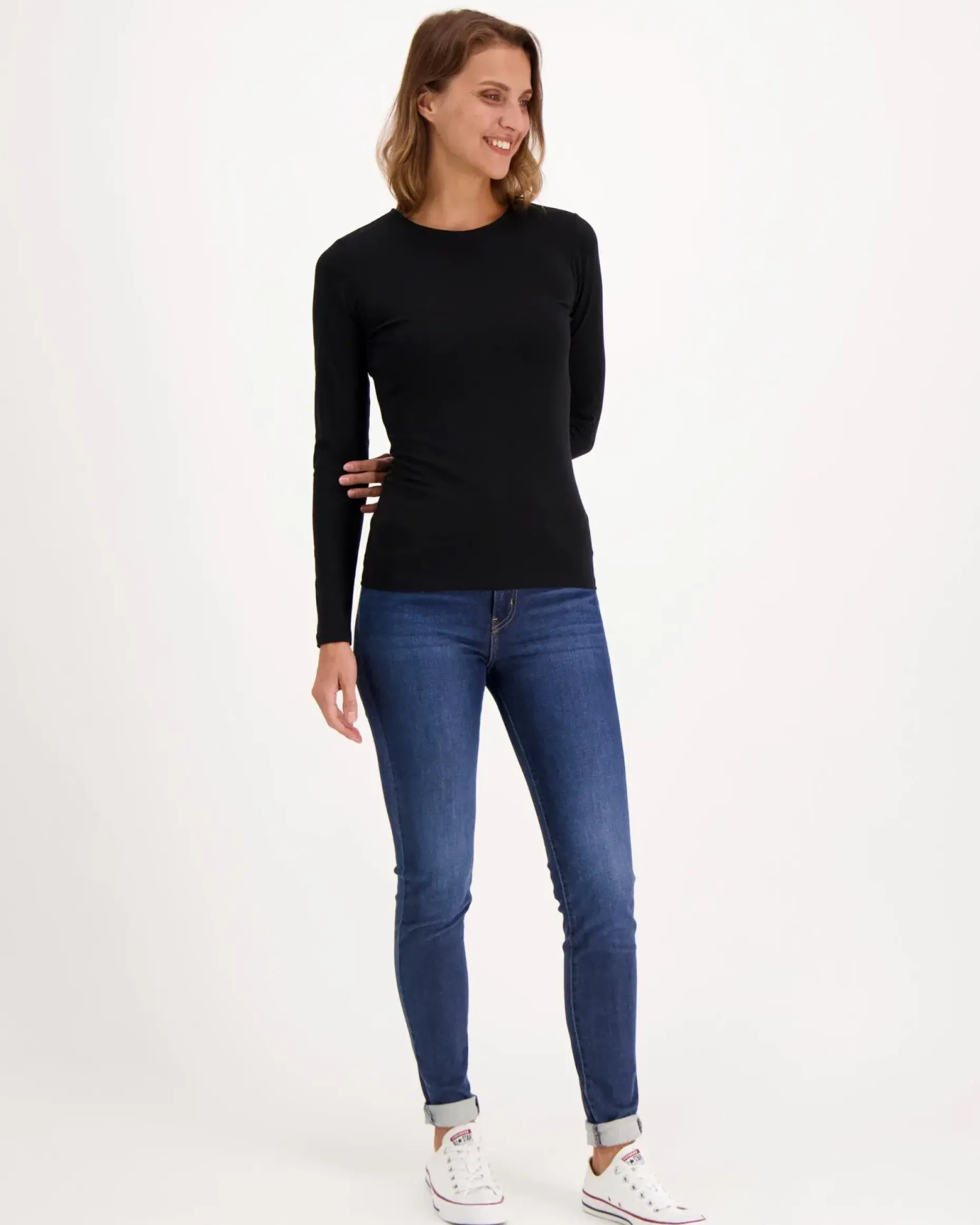 Filippa K Cotton Stretch Long Sleeve trikoopaita