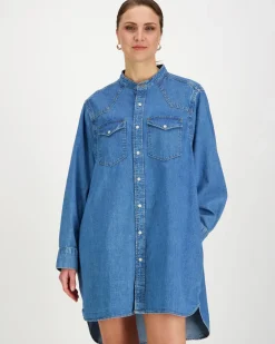Filippa K Western Denim paitamekko
