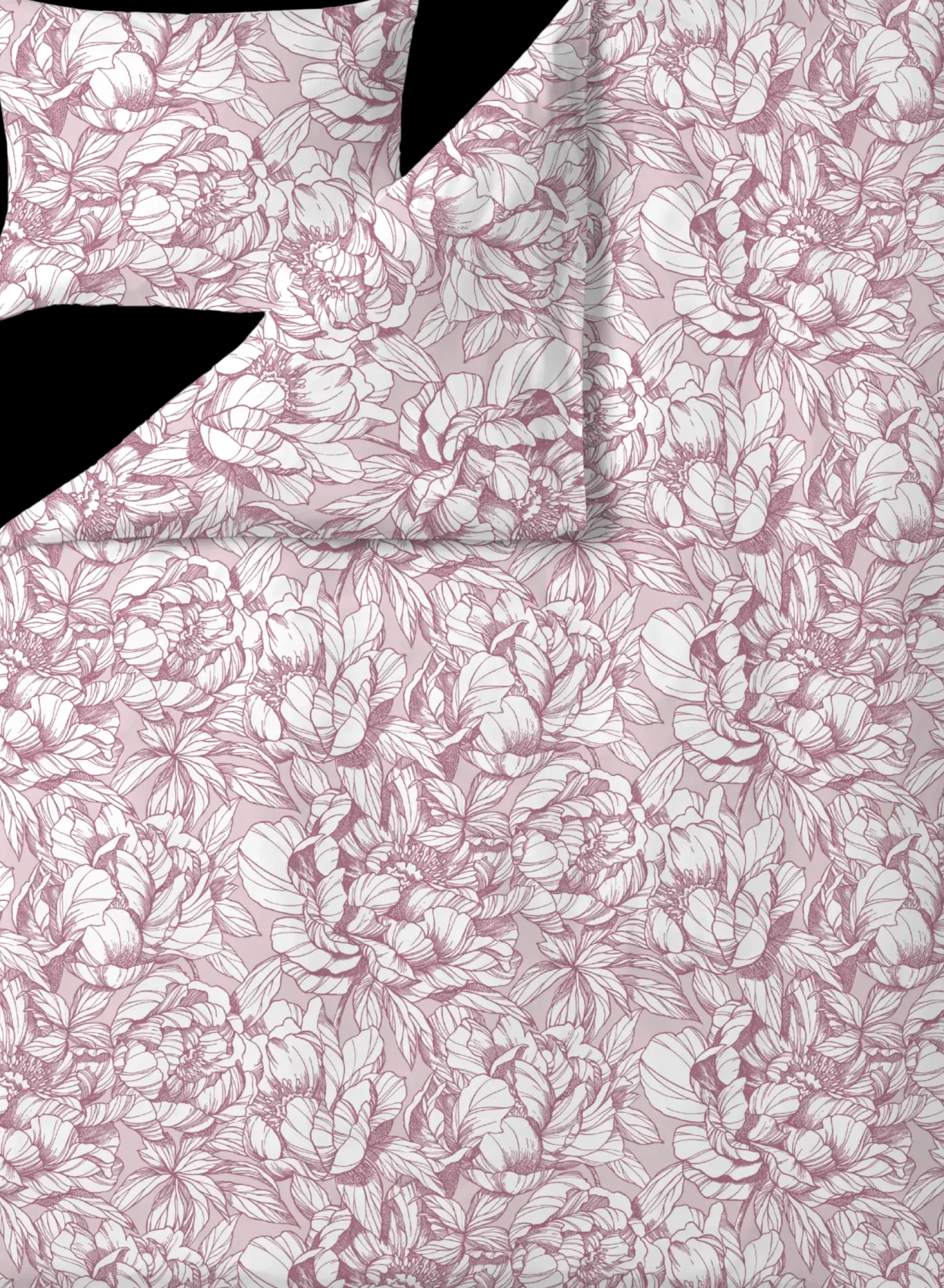 Finlayson Pioni tencell-satiinipussilakanasetti Pioni 150x210+50x60 cm roosa