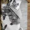 Finlayson pussilakanasetti Villipedot musta/valkoinen 150x210+50x60 cm