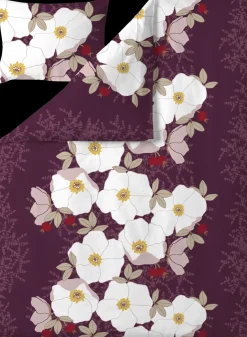Finlayson satiini pussilakanasetti Rosa 150X210+50X60 luumu