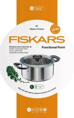 Fiskars Functional Form kattila 3,0 L