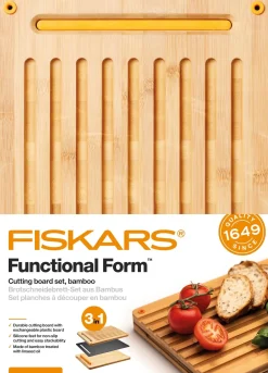 Fiskars Functional Form Leikkuualustasetti musta