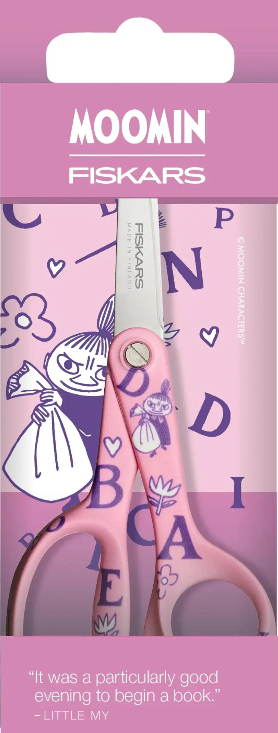 Fiskars Muumi lasten sakset Pikku Myy ABC, 13 cm