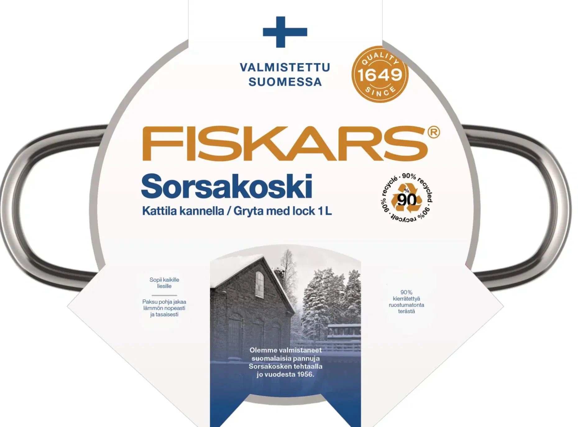 Fiskars Sorsakoski kattila 1l