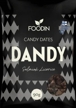 Foodin Dandy Candy dates Salmiak Liquorice 90g