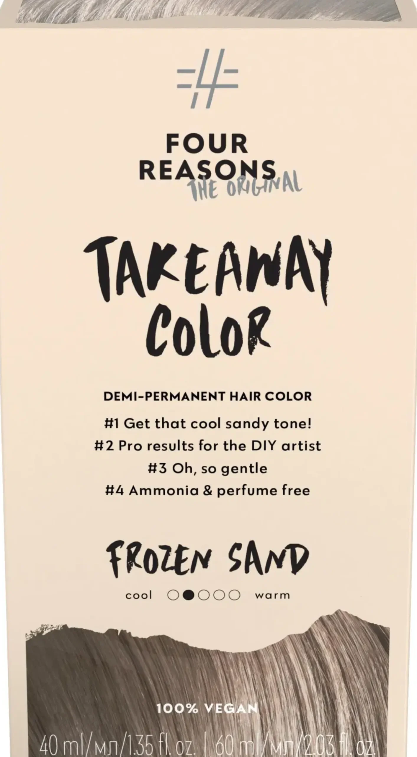 Four Reasons Original Takeaway Color 8.23 Frozen Sand kestosävyte