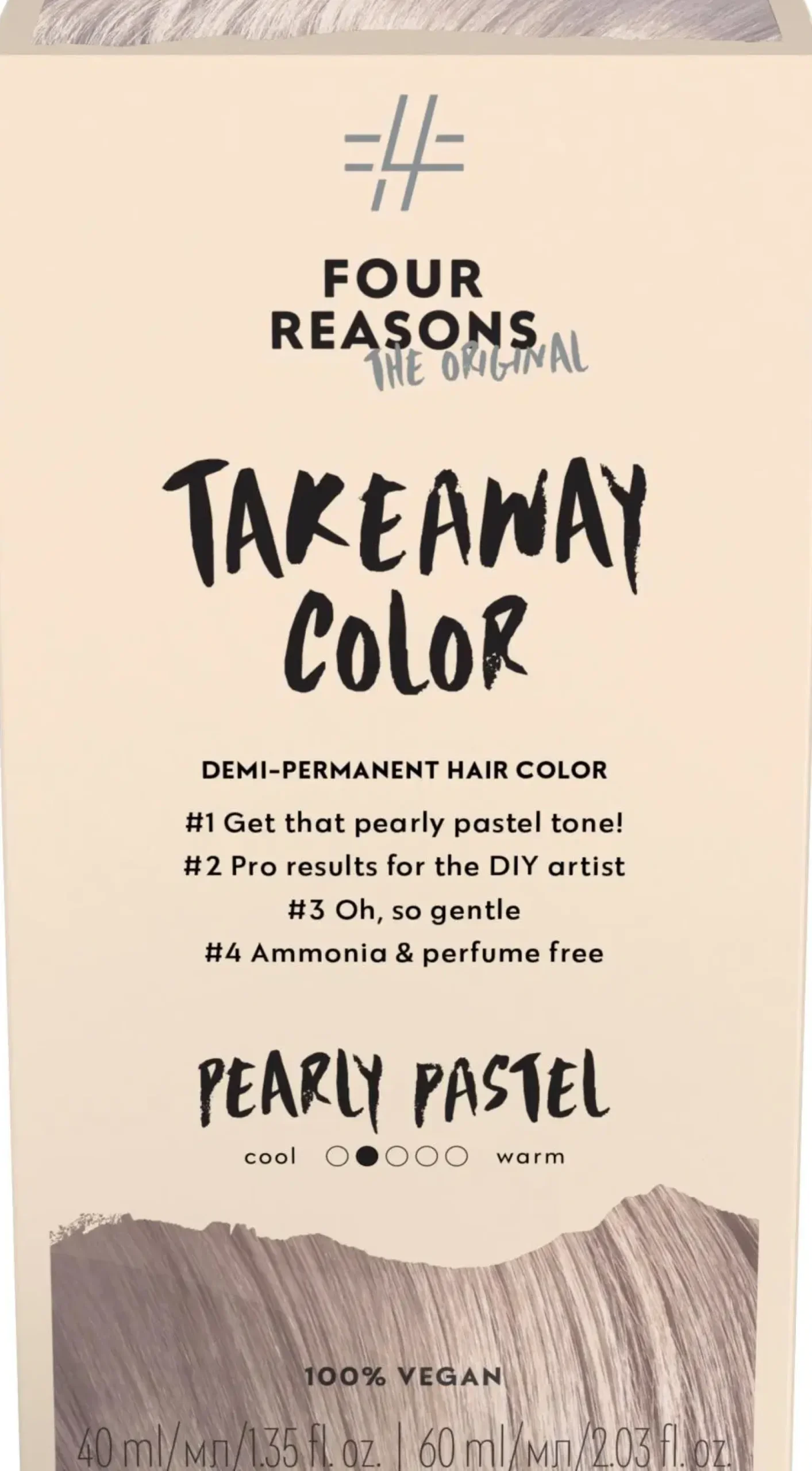Four Reasons Original Takeaway Color 9.12 Pearly Pastel kestosävyte