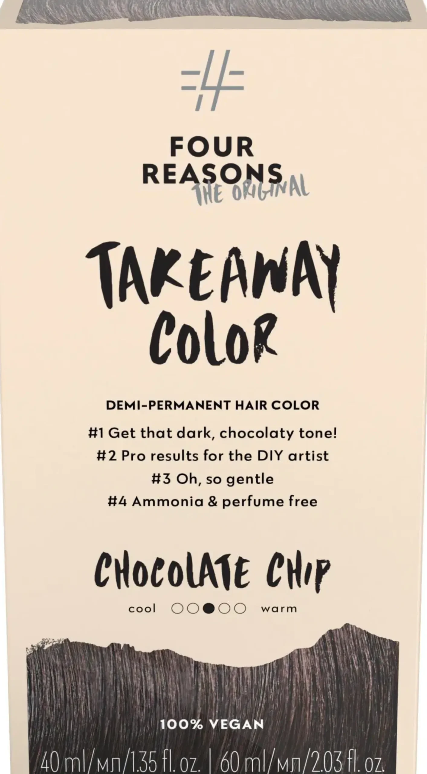 Four Reasons Original Takeaway Color 4.7 Chocolate Chip kestosävyte