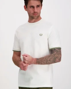 Fred Perry Tipped cuff t-paita