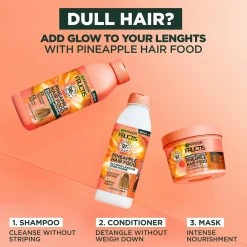 Garnier Fructis Hair Food Pineapple hiusnaamio pitkille hiuksille 400 ml