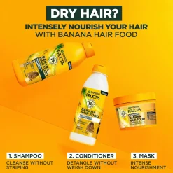 Garnier Fructis Hair Food Banana hiusnaamio kuiville hiuksille 400 ml