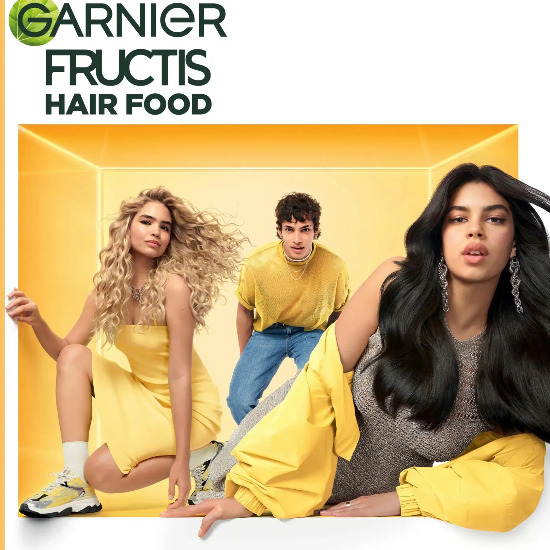 Garnier Fructis Hair Food Banana hiusnaamio kuiville hiuksille 400 ml